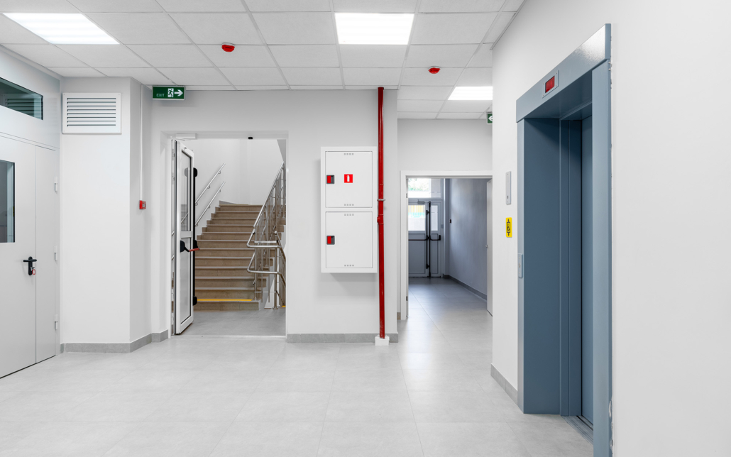 Interior view of a healthcare facility