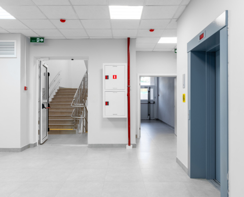 Interior view of a healthcare facility